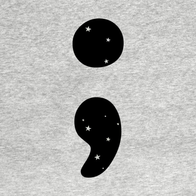 Starry Semicolon by lolosenese